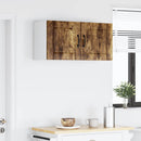 vidaXL Fali Szekrény LUCCA Füstös Tölgy 80 x 31 x 40 cm Szerelt Fa