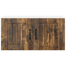 vidaXL Fali Szekrény LUCCA Füstös Tölgy 80 x 31 x 40 cm Szerelt Fa