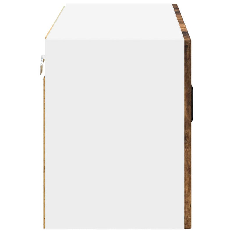 vidaXL Konyhaszekrény polcokkal Füstölt tölgy 80 x 31 x 40 cm Faanyag