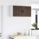 vidaXL Fali Szekrény LUCCA Barna Tölgy 80 x 31 x 40 cm Szerelt Fa