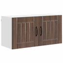 vidaXL Fali Szekrény LUCCA Barna Tölgy 80 x 31 x 40 cm Szerelt Fa