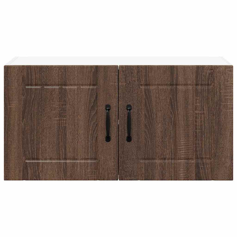 vidaXL Konyhaszekrény polcokkal Barna Tölgy 80 x 31 x 40 cm Faanyag