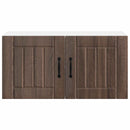 vidaXL Fali Szekrény LUCCA Barna Tölgy 80 x 31 x 40 cm Szerelt Fa