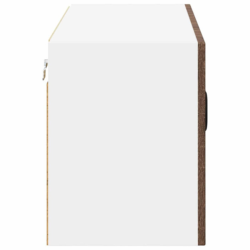 vidaXL Konyhaszekrény polcokkal Barna Tölgy 80 x 31 x 40 cm Faanyag