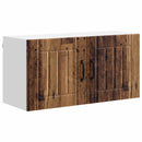 vidaXL Fali Szekrény LUCCA Antik Fa 80 x 31 x 40 cm Szerelt Fa