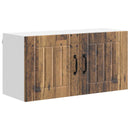 vidaXL Fali Szekrény LUCCA Antik Fa 80 x 31 x 40 cm Szerelt Fa