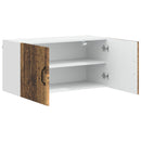 vidaXL Fali Szekrény LUCCA Antik Fa 80 x 31 x 40 cm Szerelt Fa