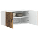 vidaXL Fali Szekrény LUCCA Antik Fa 80 x 31 x 40 cm Szerelt Fa