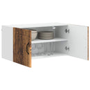vidaXL Fali Szekrény LUCCA Antik Fa 80 x 31 x 40 cm Szerelt Fa