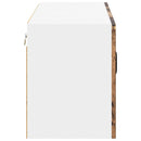 vidaXL Fali Szekrény LUCCA Antik Fa 80 x 31 x 40 cm Szerelt Fa