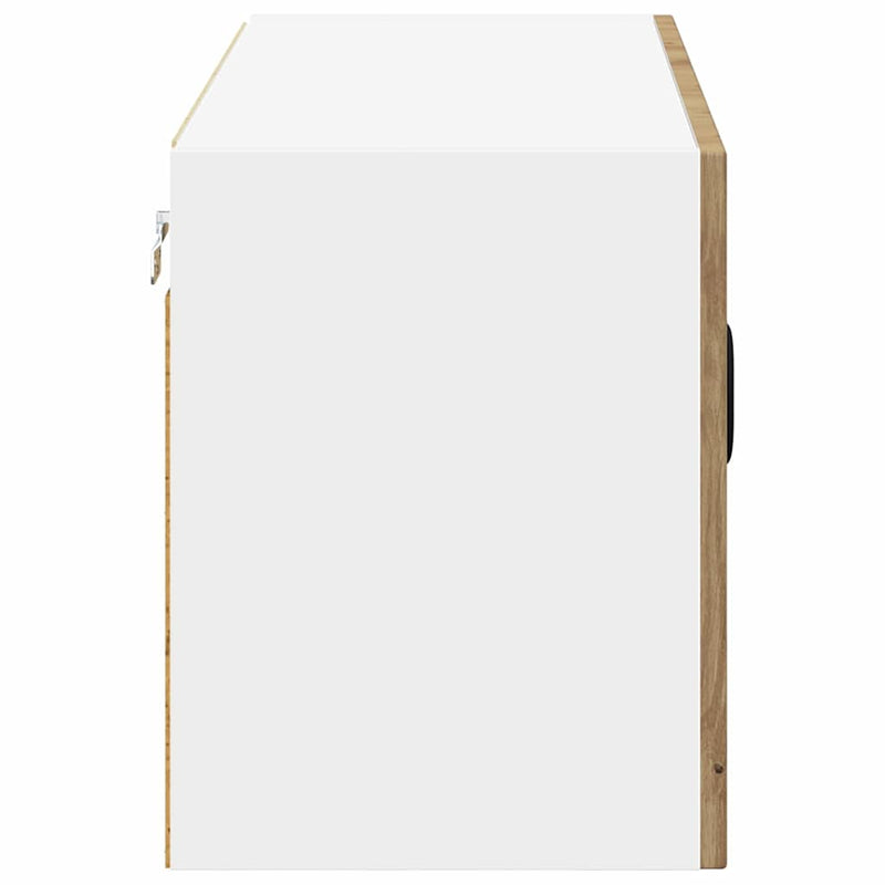 vidaXL Konyhaszekrény polcokkal Artisan tölgy 80 x 31 x 40 cm Faanyag