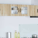 vidaXL Konyhaszekrény polcokkal Sonoma tölgy 80 x 31 x 40 cm Faanyag