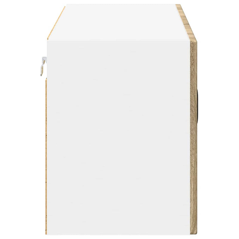 vidaXL Konyhaszekrény polcokkal Sonoma tölgy 80 x 31 x 40 cm Faanyag