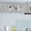 vidaXL Fali üveges szekrény LUCCA Betonszürke 80 x 31 x 40 cm