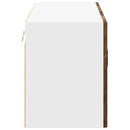 vidaXL Konyhaszekrény polcokkal Füstölt tölgy 80 x 31 x 40 cm Faanyag