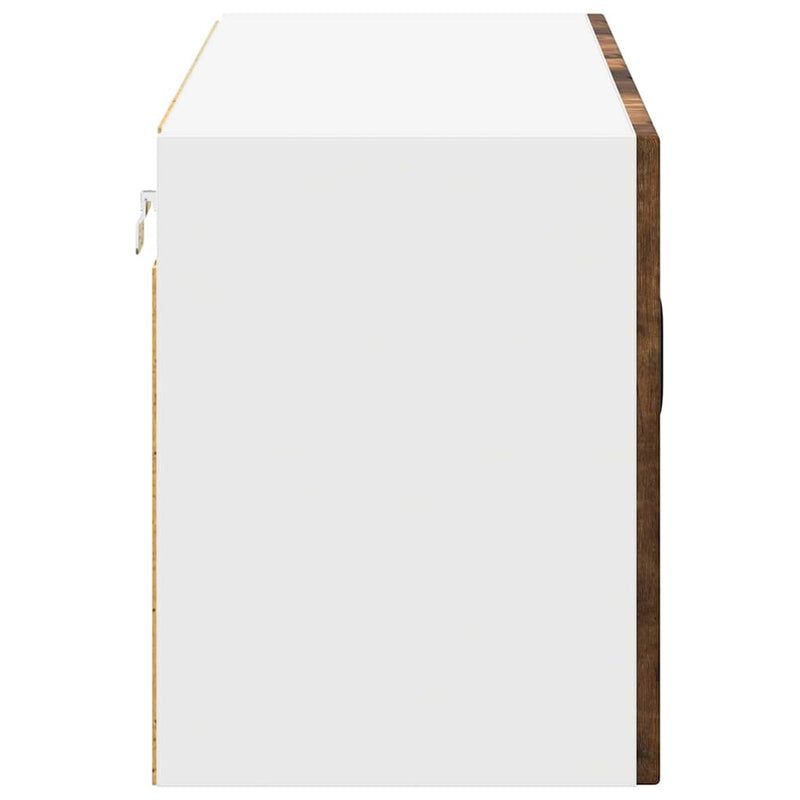 vidaXL Konyhaszekrény polcokkal Füstölt tölgy 80 x 31 x 40 cm Faanyag