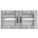 vidaXL Konyhaszekrény polcokkal Szürke Sonoma 80 x 31 x 40 cm Faanyag