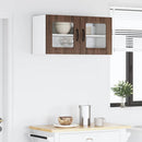 vidaXL Konyhaszekrény polcokkal Barna Tölgy 80 x 31 x 40 cm Faanyag