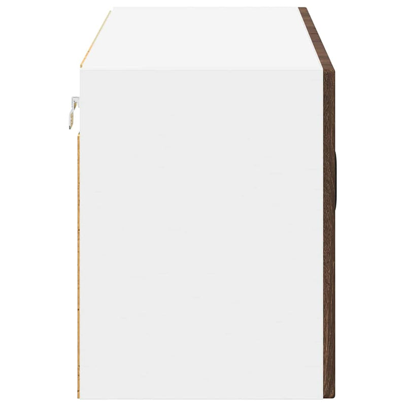 vidaXL Konyhaszekrény polcokkal Barna Tölgy 80 x 31 x 40 cm Faanyag