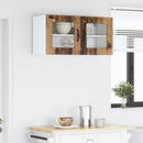 vidaXL Konyhaszekrény polcokkal Öreg fa 80 x 31 x 40 cm Faanyag