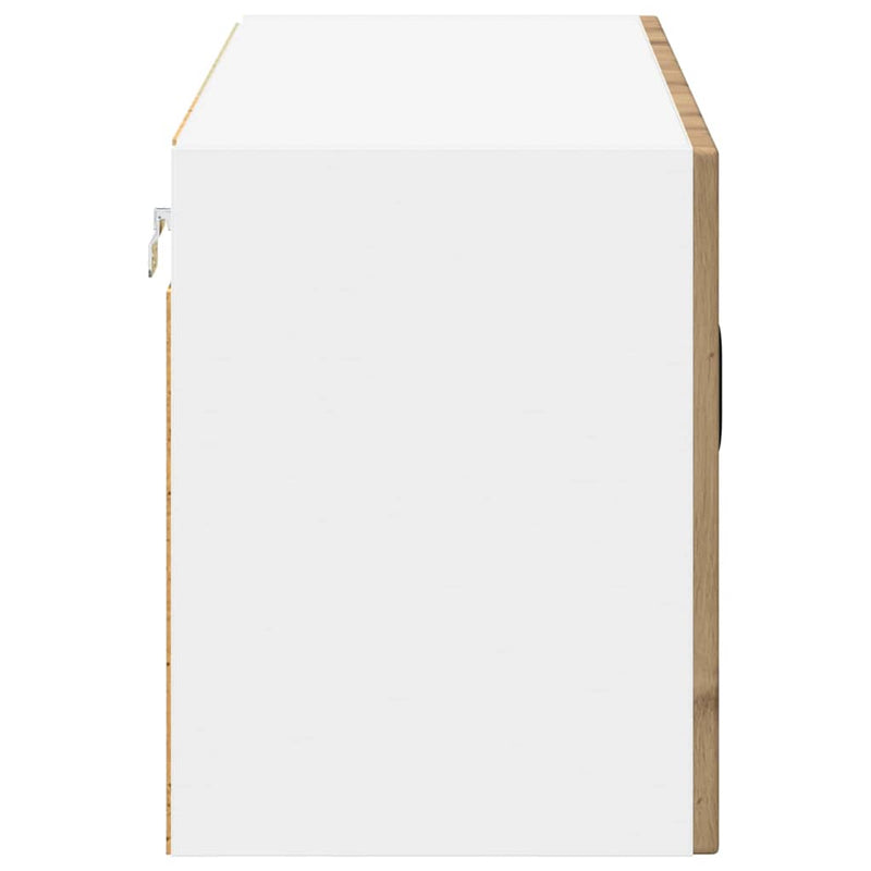 vidaXL Konyhaszekrény polcokkal Artisan tölgy 80 x 31 x 40 cm Faanyag