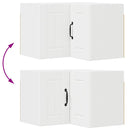 vidaXL Konyhaszekrény polcokkal Fehér 57 x 57 x 40 cm Faanyag