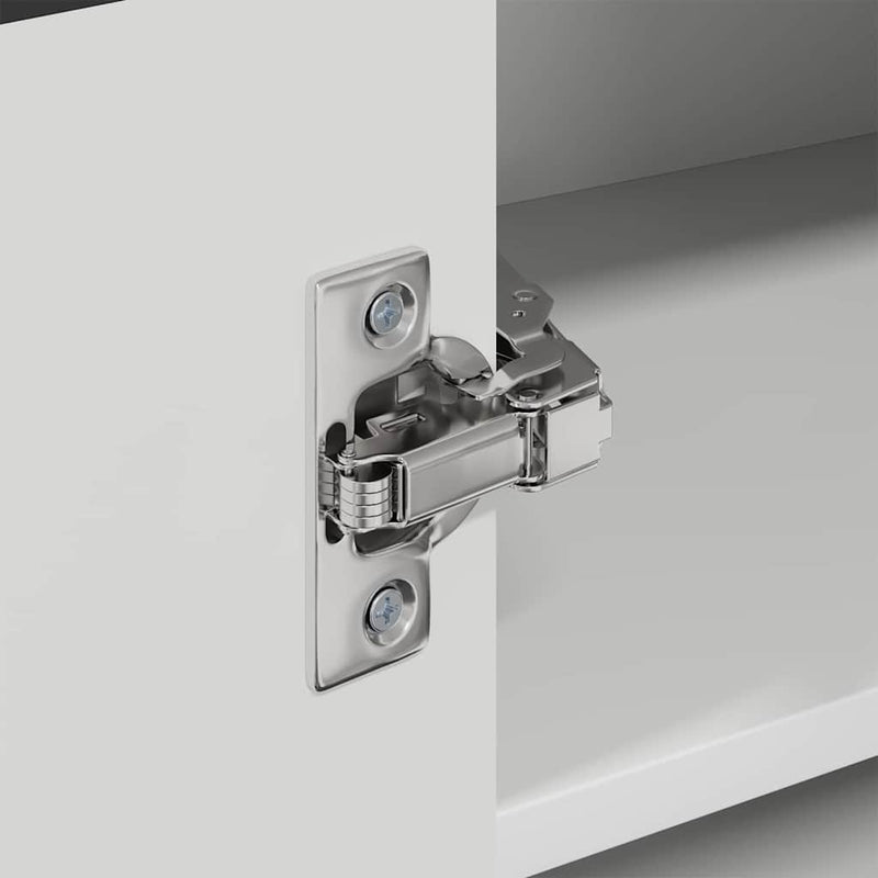 vidaXL Konyhaszekrény polcokkal Fekete 57 x 57 x 40 cm Faanyag