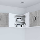 vidaXL Fali sarokszekrény LUCCA Betonszürke 57 x 57 x 40 cm Szerelt Fa