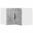 vidaXL Fali sarokszekrény LUCCA Betonszürke 57 x 57 x 40 cm Szerelt Fa