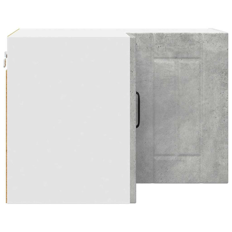 vidaXL Konyhaszekrény polcokkal Beton Szürke 57 x 57 x 40 cm Faanyag