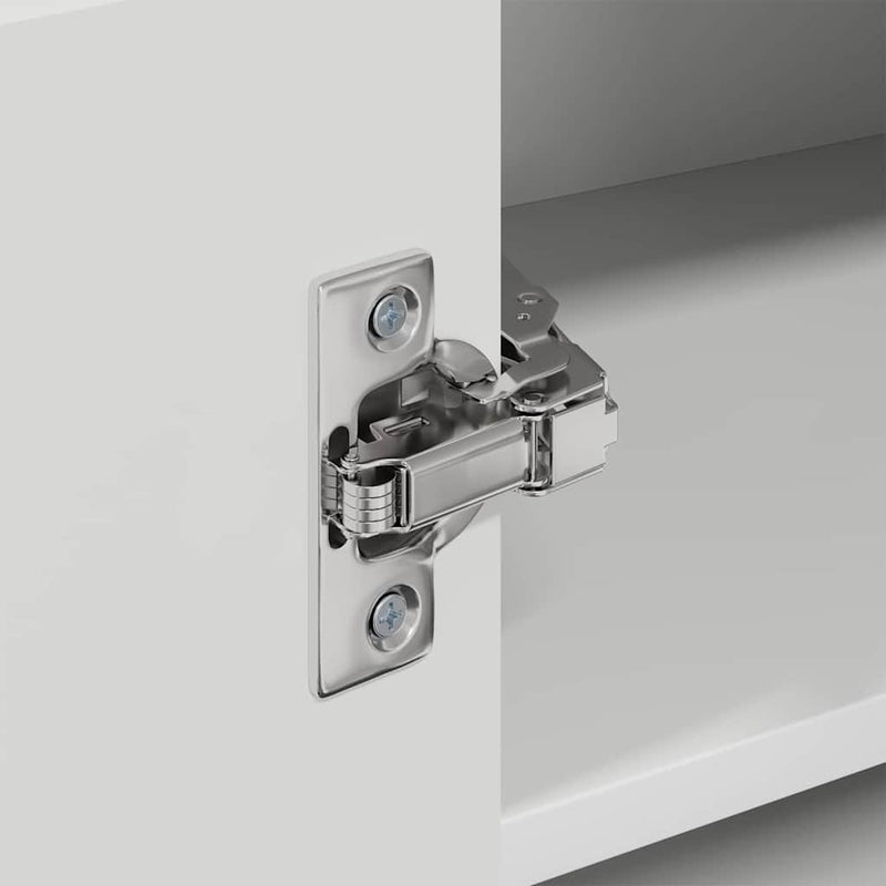 vidaXL Konyhaszekrény Magas Fényű Fehér 57 x 57 x 40 cm Faanyag