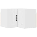 vidaXL Konyhaszekrény Magas Fényű Fehér 57 x 57 x 40 cm Faanyag