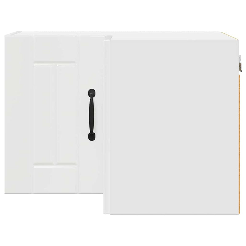 vidaXL Konyhaszekrény Magas Fényű Fehér 57 x 57 x 40 cm Faanyag