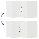 vidaXL Konyhaszekrény Magas Fényű Fehér 57 x 57 x 40 cm Faanyag