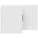 vidaXL Konyhaszekrény Magas Fényű Fehér 57 x 57 x 40 cm Faanyag