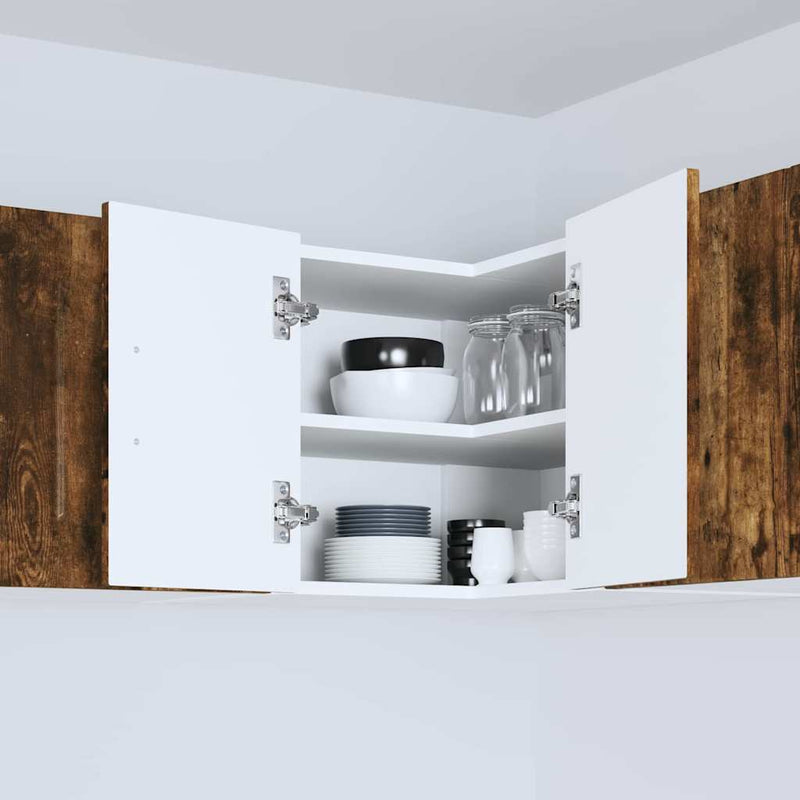 vidaXL Konyhaszekrény polcokkal Füstölt tölgy 57 x 57 x 40 cm Faanyag