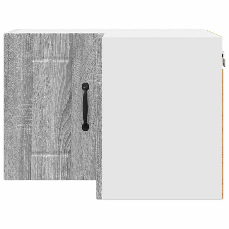 vidaXL Konyhaszekrény polcokkal Szürke Sonoma 57 x 57 x 40 cm Faanyag