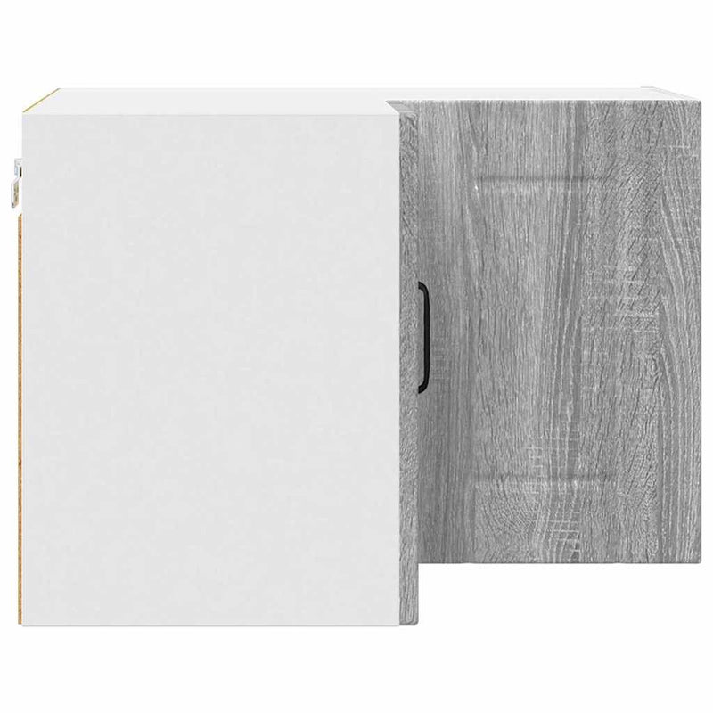 vidaXL Konyhaszekrény polcokkal Szürke Sonoma 57 x 57 x 40 cm Faanyag