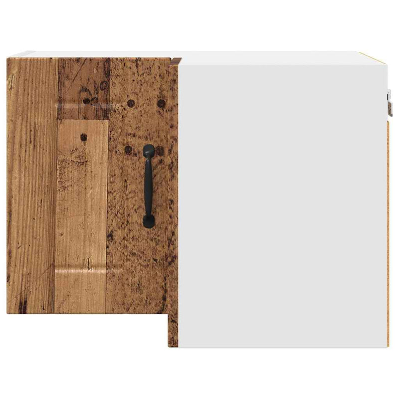 vidaXL Konyhaszekrény polcokkal Öreg fa 57 x 57 x 40 cm Faanyag