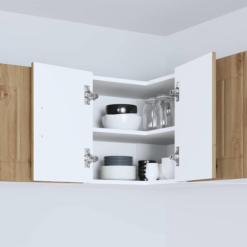 vidaXL Konyhaszekrény polcokkal Artisan tölgy 57 x 57 x 40 cm Faanyag