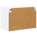 vidaXL Fali üveges szekrény LUCCA 2 pcs Fehér 60 x 31 x 40 cm