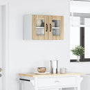 vidaXL Fali üveges szekrény LUCCA Sonoma Tölgy 60 x 31 x 40 cm