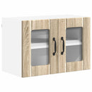 vidaXL Fali üveges szekrény LUCCA Sonoma Tölgy 60 x 31 x 40 cm