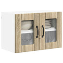 vidaXL Fali üveges szekrény LUCCA Sonoma Tölgy 60 x 31 x 40 cm
