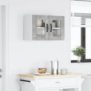 vidaXL Fali üveges szekrény LUCCA Betonszürke 60 x 31 x 40 cm
