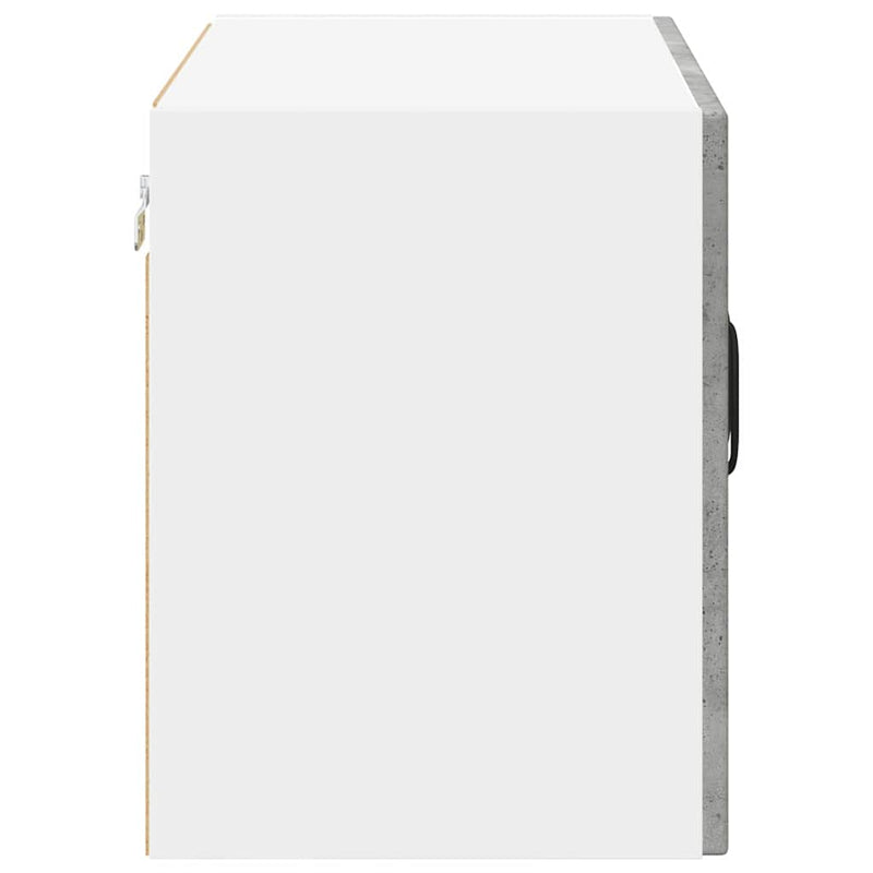 vidaXL Konyhaszekrény polcokkal Beton Szürke 60 x 31 x 40 cm Faanyag