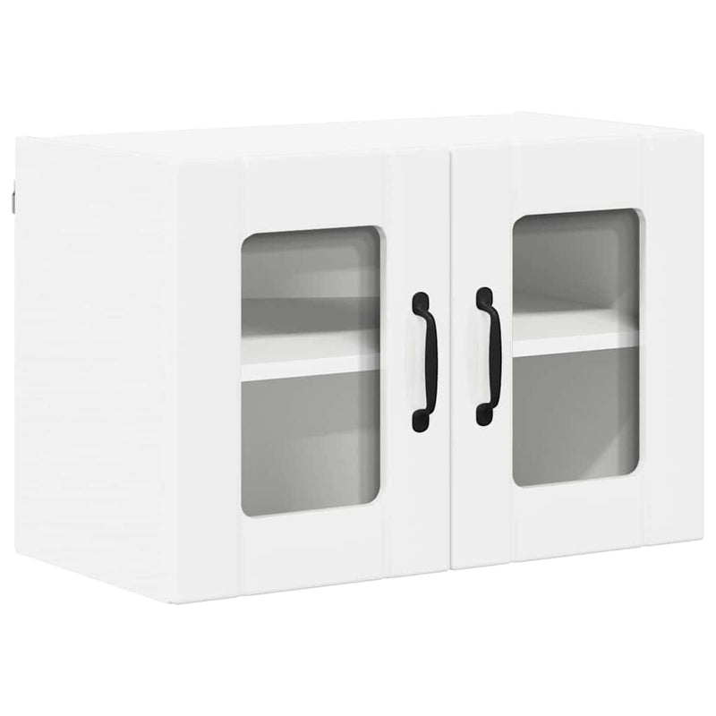 vidaXL Konyhaszekrény 2 pcs Magas Fényű Fehér 60 x 31 x 40 cm Faanyag