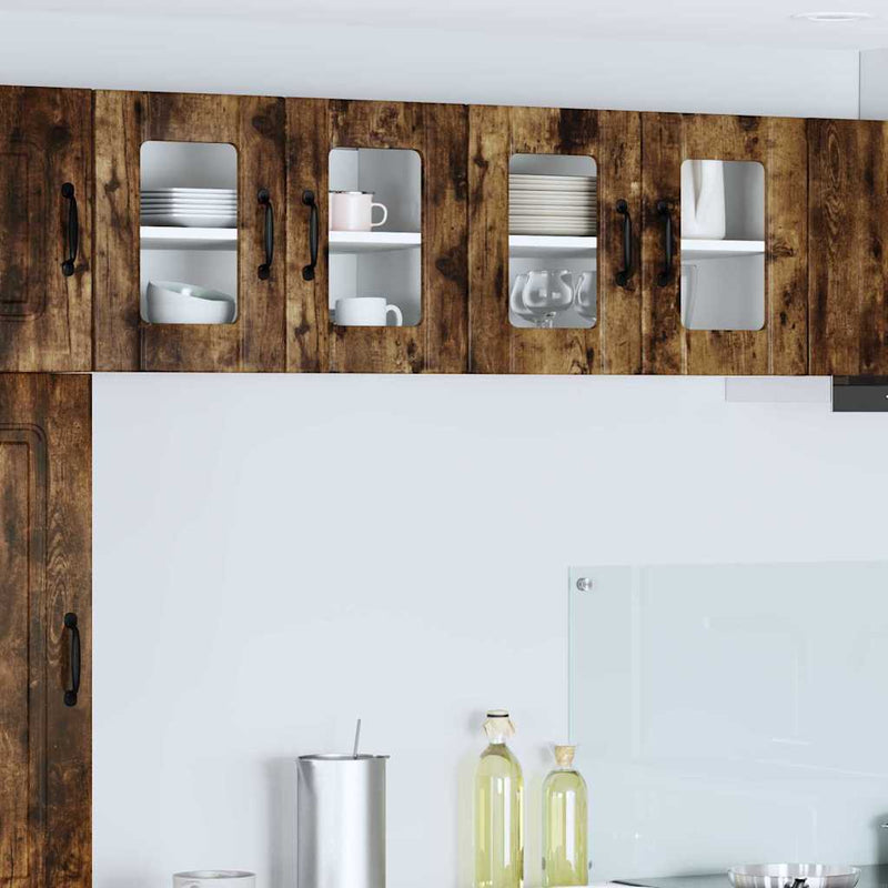 vidaXL Konyhaszekrény polcokkal Füstölt tölgy 60 x 31 x 40 cm Faanyag