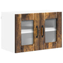 vidaXL Fali üveges szekrény LUCCA Füstös Tölgy 60 x 31 x 40 cm