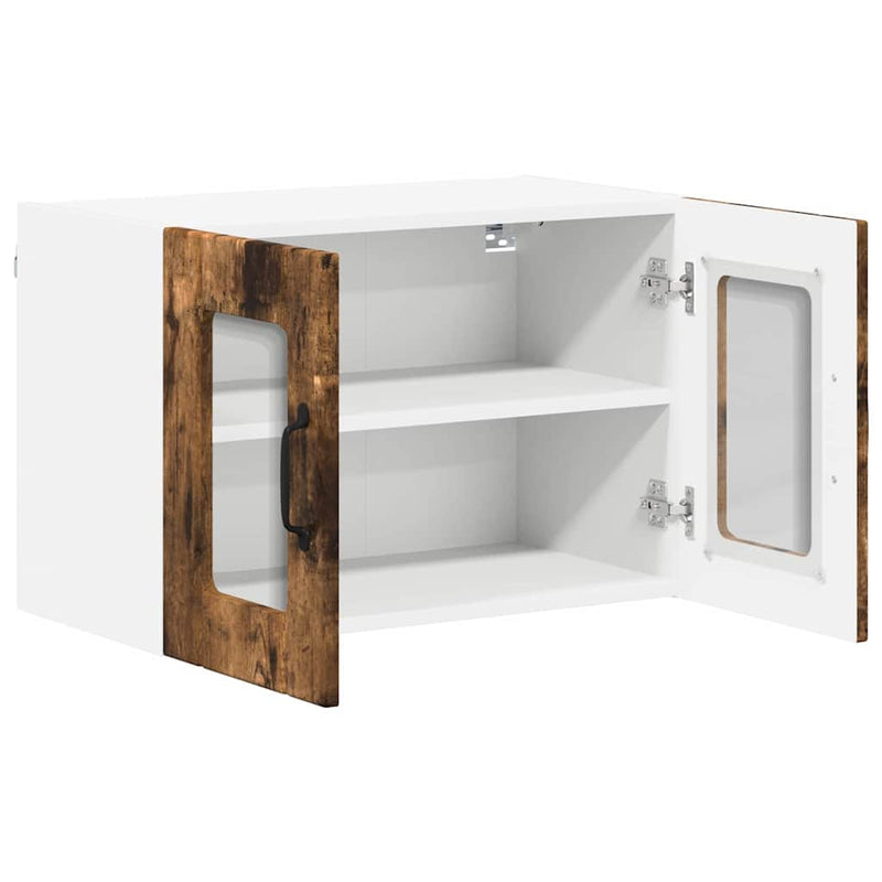 vidaXL Konyhaszekrény 2 pcs Füstölt tölgy 60 x 31 x 40 cm Faanyag